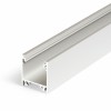 FICARIA PROFIL, 23x25,1mm Přisazený, stropní profil, materiál hliník, povrch černý, max šířka LED pásků w=20mm, rozměry 23x25,1mm, l=4000mm náhled 10