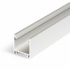 FICARIA profil Přisazený, závěsný profil pro LED pásky, materiál hliník, povrch černý, max šířka LED pásků 20mm, rozměry 23x25,1mm, l=2000mm náhled 10