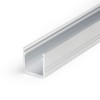 SYTHIA profil Přisazený, profil pro LED pásky, povrch elox šedostříbrný mat, max šířka LED pásků w=10mm, rozměry 12x12mm, l=4000mm náhled 4