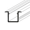 CANATIA profil Vestavný, zápustný profil pro LED pásky, materiál hliník, povrch bílý, max šířka LED pásků w=10mm, rozměry 12x18,8mm, l=4000mm náhled 2