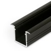 CANATIA profil Vestavný, zápustný profil pro LED pásky, materiál hliník, povrch bílý, max šířka LED pásků w=10mm, rozměry 12x18,8mm, l=2000mm náhled 6