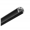 MACIE 17x20mm Kruhový profil pro LED pásky, materiál hliník, povrch černá, max šířka LED pásku w=12mm, rozměry d=20mm, délka l=4050mm náhled 1