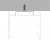 NUPHAR PROFIL33 FLAT 33,4x12,8mm Přisazený profil pro LED pásky, materiál hliník, povrch elox šedostříbrný mat, max šířka LED pásků w=30mm, rozměry 33,4x12,8mm, l=4000mm náhled 11