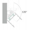 NUPHAR PROFIL 38 WALL 38x33,4mm Nástěnný profil pro LED pásky, materiál hliník, povrch bílý, max šířka LED pásků w=30mm, boční úchyt LED pásků, rozměry 38x33,4mm, l=2000mm náhled 5