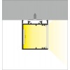 NUPHAR PROFIL 38 WALL 38x33,4mm Nástěnný profil pro LED pásky, materiál hliník, povrch bílý, max šířka LED pásků w=30mm, boční úchyt LED pásků, rozměry 38x33,4mm, l=2000mm náhled 8