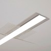 NUPHAR profil 63 DEEP FRAMELESS Vestavný, zápustný bezrámečkový profil pro LED pásky, materiál hliník, povrch bílý, max šířka LED pásků w=30mm, rozměry 63,4x24mm, l=2000mm náhled 4