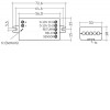 BDW 2CH 2x0-10V Cassambi VÝPRODEJ Bezdrátový Bluetooth RF modul 2,4GHz, pro 2CH TW Tunnable White, CCT 2x0-10V řízení osvětlení CASAMBI, napájení 12V-24V rozměry 73x30x18mm náhled 2