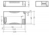 LCA 38W 350-1050mA Bezdrátový Bluetooth RF modul 2,4GHz, pro řízení osvětlení CASAMBI, 2CH TW Tunnable White, CCT, 2x1-100%, zdroj proudu 2x350mA-1050mA, 38W, napájení 230V, IP20, rozměry 120x70x28mm náhled 2