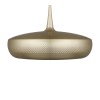 CLAVA DINE BRASS Stínítko svítidla, těleso hliník, povrch mosazná, pro žárovku 1x15W, E27, rozměry d=430mm, h=280mm, závěs SAMOSTATNĚ náhled 1