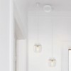 ROPPE 2x15W, E27 Závěsný kabel s objímkou, základna plast, povrch černá, kabel s textilním úpletem, povrch černá, pro žárovku 2x15W, E27, 230V, IP20, d=120mm, závěs l=2500mm, lze zkrátit, stínítko SAMOSTATNĚ náhled 3