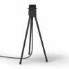 TRIPOD Základna stolní lampy, těleso kov, povrch bílá, pro žárovku 1x60W, 230V IP20, h=390mm, rozpětí trojnožky d=190mm včetně vypínače na kabelu, kabel l=2m, stínítko SAMOSTATNĚ náhled 2