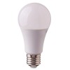 VT-2011 LED žárovka E27 stmívatelná VÝPRODEJ LED žárovka, těleso plast bílá, difuzor plast opál, LED 9W, denní 6400K, 806lm, E27, A60,  stmívatelná STEP, vyp/zap vypínačem 100%, 50%, 25%, 230V, rozměry d=60mm, h=112mm