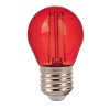 LED žárovka 2W 60LM G45 E27 ZELENÁ VÝPRODEJ LED žárovka, barva: zelená, těleso kov šedostříbrná, sklo čiré, LED 2W, 60lm, E27, G45, 230V, tř.1, rozměry d=45mm, h=75mm náhled 4