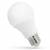 LED 9W, E27, A60 VÝPRODEJ Světelný zdroj LED žárovka, základna hliník bílá, difuzor plast opál, LED 9W, E27, A60, 900lm, neutrální 4000K, Ra80, vyzař. 270°, živostnost 17.000h, 230V, d=60mm, l=117mm náhled 1