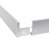 MR119 - Rám pro LED panel 60x60 Montážní rám pro stropní montáž LED panelů, materiál kov, povrch bílá, rozměry 603x603x44mm náhled 3