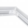 MR119 - Rám pro LED panel 60x60 Montážní rám pro stropní montáž LED panelů, materiál kov, povrch bílá, rozměry 603x603x44mm náhled 4