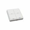SS 4 ZigBee 3.0 Bezdrátový vypínač 4-tlačítkový Zigbee 3.0, kompatibilní smart systém Tuya, napájení baterie CR2430, IP20, plast bílá, rozměry 86x86x13mm, KU68 náhled 1
