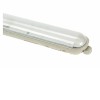 FRAGOR 52W, ÚNIKOVÝ+DALI Stropní průmyslové prachotěsné svítidlo, únikový modul, spoj do linií, těleso plast šedá, dif plast opál, LED 52W, neutr 4000K, stmív. DALI, vyzař. úhel 120°, Ra80, IP65, IK10, tř.1, 1490x72x70mm. náhled 1