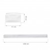 FRAGOR 40W Stropní průmyslové prachotěsné svítidlo, spojovatelné do linií, těleso plast bílá, dif plast bílá, LED 40W, neutrální 4000K, vyzař. úhel 100°, Ra80, 230V, IP44, IK10, tř.1, rozměry 114x59mm, l=1200mm. náhled 7