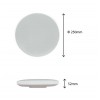 FORFICE 18W CCT IP54 Venkovní stropní svítidlo, plast, vyměnitelný rámeček bílá a černá, difuzor plast opál, LED 18W, 2350lm, nastav. teplota CCT teplá 3000K-denní 6000K, Ra80, IP54, tř.2, rozměry d=250mm, h=52mm. náhled 4