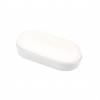FULO O 8W, IP54, IK10 Stropní, nebo nástěnné venkovní svítidlo, materiál plast bílá, difuzor plast opál, LED 8W, 820lm, neutrální 4000K, 230V, IP54, IK10, tř.2, rozměry 157x80x46mm. náhled 1