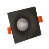 FORNAX SQ 1x10W, GU10 Podhledové svítidlo, čtvercové, základna hliník, povrch černá, pro žárovku 1x10W, GU10, 230V, IP20, tř.2, rozměry 85x85x35mm. náhled 1