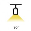 ASTORIA LED Závěsné svítidlo, těleso hliník, povrch bílá, LED 65W, neutrální 4000K, 8500lm, vyzař. 90°, Ra80, 230V, IP20, l=1414mm, 76x40mm, kabeláž 5 vodičů, koncovky SAMOSTATNĚ náhled 1