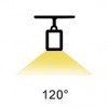 ASTORIA LED Závěsné svítidlo, těleso hliník, povrch bílá, LED 80W, neutrální 4000K, 10400lm, vyzař. 120°, Ra80, 230V, IP20, 1414x76x40mm, kabeláž 5 vodičů, koncovky SAMOSTATNĚ náhled 1