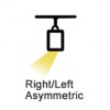 ASTORIA LED Závěsné svítidlo, těleso hliník, povrch bílá, LED 80W, neutrální 4000K, 10400lm, vyzař. 1x asymetriky, Ra80, 230V, IP20, l=1414mm, 76x40mm, kabeláž 5 vodičů, koncovky SAMOSTATNĚ náhled 1