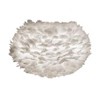 EOS MINI SEDA Stínítko svítidla, materiál peří, barva šedá, pro úspornou žárovku 1x30W, E27, IP20, rozměry d=350mm, h=200mm, závěs nebo stojací základna SAMOSTATNĚ náhled 1