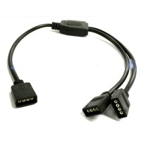 LED RGB ROZBOČENÍ 1/2 SAMICE-SAMIICE Rozbočovací kabel 1/2, 4PIN, samice/samice, pro rozbočení napánení k LED RGB pásku, nebo dalšímu zesilovači