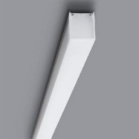 DUBAI C LED Stropní svítidlo těleso hliníkový profil, povrch šedostříbrná, difuzor plast opál, LED 1300lm/1950lm/2500lm/2600lm/3250lm/3750lm/5000lm/6250lm, neutrální bílá 4000K, 230V, IP20, 57x70mm, vč lank závěsů l=2000mm
