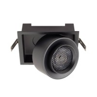 LIBERI BI SQ 15W/22W Podhledové bodové svítidlo, výklopné +-90°,  těleso kov, povrch bílá/černá, LED 15W/22W, teplá 3000K/neutrální 4000K, ZOOM nastavitelný vyzař. úhel 15°-45°, Ra90, UGR<19, 230V, IP40, tř.2, rozměry dle typu.