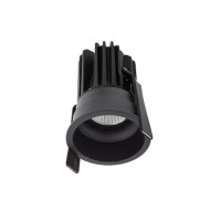 BELORS LED 7W 350MA Stropní, podhledové, bodové, komínkové svítidlo, materiál hliník, povrch bílá/zlatá/černá, krycí sklo čiré, LED 7W, teplá 3000K/neutrální 4000K, 350mA, vyzař. úhel 36°, IP20, Ra80/Ra90, tř.3, d=60mm, h=85mm, trafo samostatně