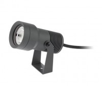 KROSBY 12W/18W IP67 Venkovní bodové svítidlo reflektor světlomet, nastavitelný směr svícení, těleso hliník, povrch tmavě šedá, LED 12W/18W, teplá 3000K/neutrální 4000K, vyzař. úhel 10°/36°, 230V, IP67, rozměry dle typu.
