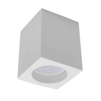 XGESS CEILING Stropní, přisazené, bodové svítidlo, materiál sádra, povrch bílá, pro žárovku 1x35W, GU10, 230V, IP20, tř.1, rozměry 70x70mm, výška dle typu