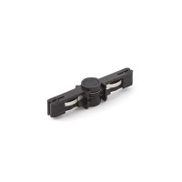 POTENZA FS 12V, nebo 24V Flexibilní spojka napájecí lišty do vitríny, materiál plas, kov, povrch černá, 12V, nebo 24V, IP20, tř.3, rozměry 69x15x13mm