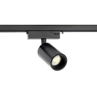 POTENZA PS02 LED 8W, 24V Bodové svítidlo pro osvětlení vitríny, nastavitelný směr svícení, materiál hliník, povrch černá, LED 8W/7,7W, teplá 3000K, nebo denní 5000K, vyzař. úhel 25°/10°, UGR<16, 24V, Ra80, 24V, IP20, tř.3