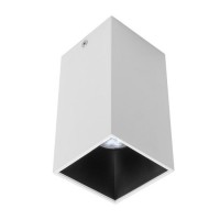 ROTOR HR, 1x35W, GU10 Stropní, přisazené, bodové svítidlo, těleso hliník, povrch vnější bílá, vnitřní bílá/černá, pro žárovku 1x35W, GU10, 230V, IP20, tř.1, rozměry 75x75x135mm