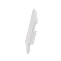 PRF101 Koncovka profilu pro LED pásky s otvorem/bez otvoru, materiál plast, povrch bílá, v balení 1 ks, rozměry 30x85x5mm