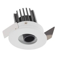 PUNTO LED 9W výklopné Stropní, podhledové, bodové svítidlo, výklopné +-15°, těleso hliník, povrch černá, nebo bílá, LED 9W, teplá 3000K, nebo neutrální 4000K, Ra90, vyzařovací úhel 30°, 230V, IP20, rozměry d=60mm, h=54mm, trafo na kabelu