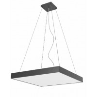 NERESIOLA PL/HL SQ 80W, UGR<19 Stropní/závěsné svítidlo, těleso kov, povrch bílá/černá, difuzor plast opál, LED 80W, teplá 3000K/neutrální 4000K, vyzař. úhel 80°, UGR<19, Ra90, 230V, IP40, tř.1, rozměry 800x800mm, závěs SAMOSTANĚ