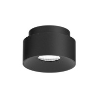 HES II 12W+3W/20W+3W Stropní přisazené bodové svítidlo, těleso kov, povrch bílá/černá, krycí plast čirý, LED 12W+3W/20W+3W, teplá 3000K/neutrální 4000K, vyzař. úhel 45°/60°, Ra90, 230V, IP40, svítí nahoru/dolů