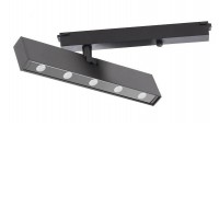 XCLICK S Lineární, bodové svítidlo, nastavitelný směr svícení, hliník, černá, LED 4,5W/9W, teplá 2700K, nebo 3000K, vyzař. úhel 20° UGR<16, Ra90, 48V, IP20,
