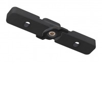 XCLICK S Montážní příchytka lišty kolejnicového systému, těleso plast, povrch černá, rozměry 68x12,3x9mm.
