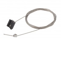 XCLICK S Závěsná sada pro kolejnicový systém, rozměry 14,5x15x6,5mm, l=1,5m.