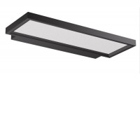SIERO WL LED 40W, UGR<16 Nástěnné svítidlo, těleso hliník, povrch černá/bílá, difuzor plast opál, LED 40W, teplá 3000K/5184lm, neutrální 4000K/5386lm, vyzař úhel 90°/nahoru, 80°/dolů, UGR<16, Ra90, 230V, IP40, rozměry 610x30x265mm, svítí nahoru/dolů.
