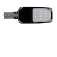 ZORA 45W/55W IP65 Svítidlo pro veřejné osvětlení, nastav. sklon svícení +-15°, hliník, šedá, LED 45W/55W, 129lm/W, teplá 3000K/neutrální 4000K, Ra70, 230V, IP65, tř.1, IK08, 513x180x85mm, sklopný držák pro montáž na stožár, nebo výložník d=65mm.