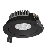 ZENTO LED bodové Podhledové, bodové svítidlo, výklopné +-30°, materiál hliník, povrch bílá, nebo černá, krycí plast transparentní, LED 12W, teplá 3000K, nebo neutrální 4000K, UGR<16, vyzař. úhel 38°, Ra90, 230V, IP20, d=100mm, h=40mm, vč trafa