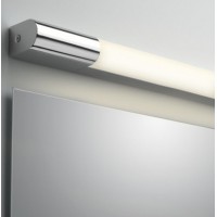 CONCOLOR LED DO KOUPELNY Nástěnné svítidlo, základna kov, povrch chrom lesk, difuzor polykarbonát opál, LED 6W/10W/15W, 364lm/650lm/956lm, teplá 3000K, 230V, do koupelny IP44, tř.2, rozměry dle typu, vč. trafa